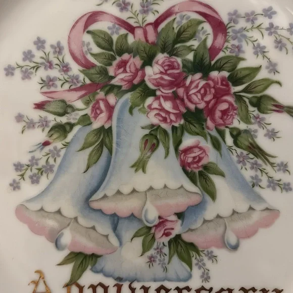 Norcrest Fine China 50th Anniversary Decorative Plate - Picture 4 of 8